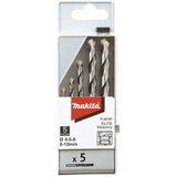 Makita 5 piece assorted elite masonry drill bits set