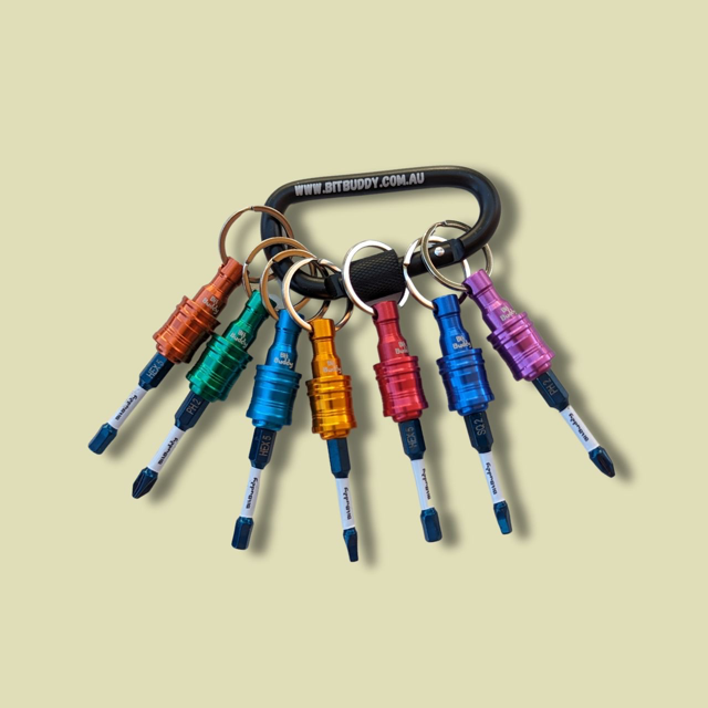 3x Pack BitBuddy 7 Piece Bit Holder