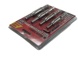 Self centering drill bit set