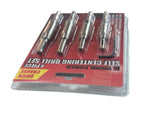 Self centering drill bit set